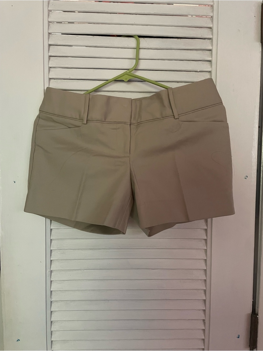 The Limited Khaki Tailored Bermuda Shorts